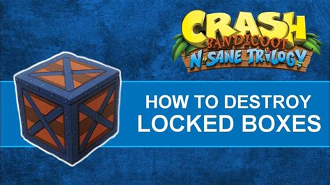 crash bandicoot n sane trilogy how to break metal boxes|breaking metal boxes in bandicoot.